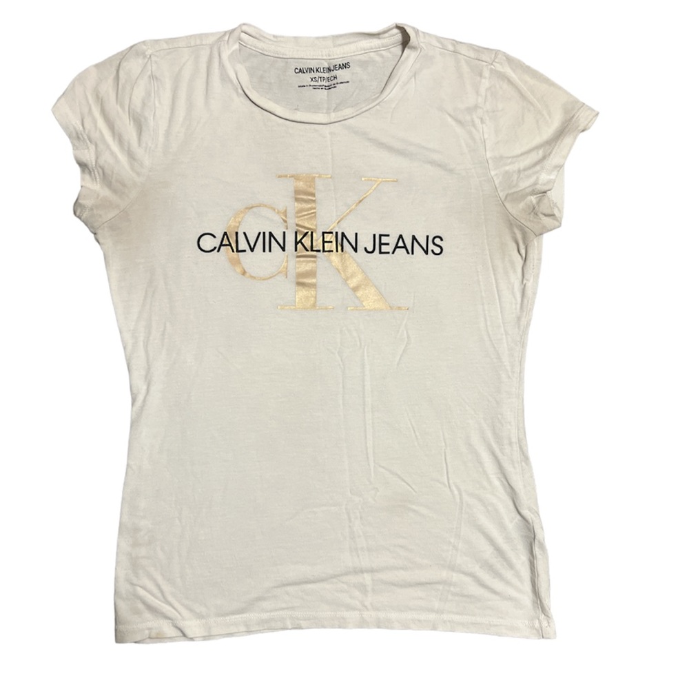Calvin Klein Jeans, white XS shirt